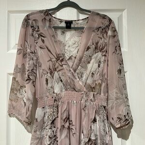 Kate and Lily Floral Hi-Lo Dress - 14
